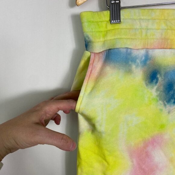 NEW Alice + Olivia French Terry Joggers Beach Tie‎ Dye High Rise Size XL Pants - Picture 9 of 13
